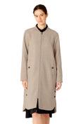 Load image into Gallery viewer, ILSE JACOBSEN WOOLEN LONG COAT | WHEAT