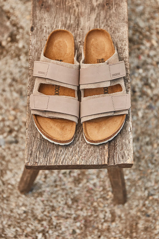 BIRKENSTOCK UJI SUEDE NARROW | TAUPE