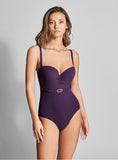 Load image into Gallery viewer, EMPREINTE ICONIC SWIMSUIT | Prune