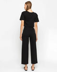 Load image into Gallery viewer, RIPLEY RADER PONTE KNIT CROPPED STRAIGHT LEG PANT | BLACK