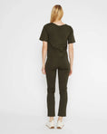 Load image into Gallery viewer, RIPLEY RADER PONTE KNIT SHORT SLEEVE TOP | OLIVE