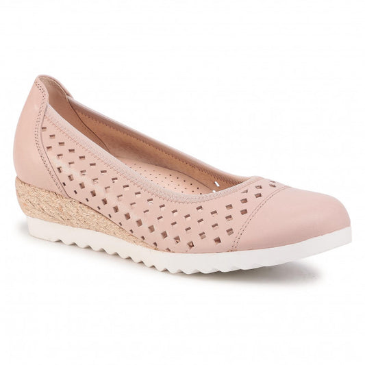 GABOR BALLET WEDGE | ROSE