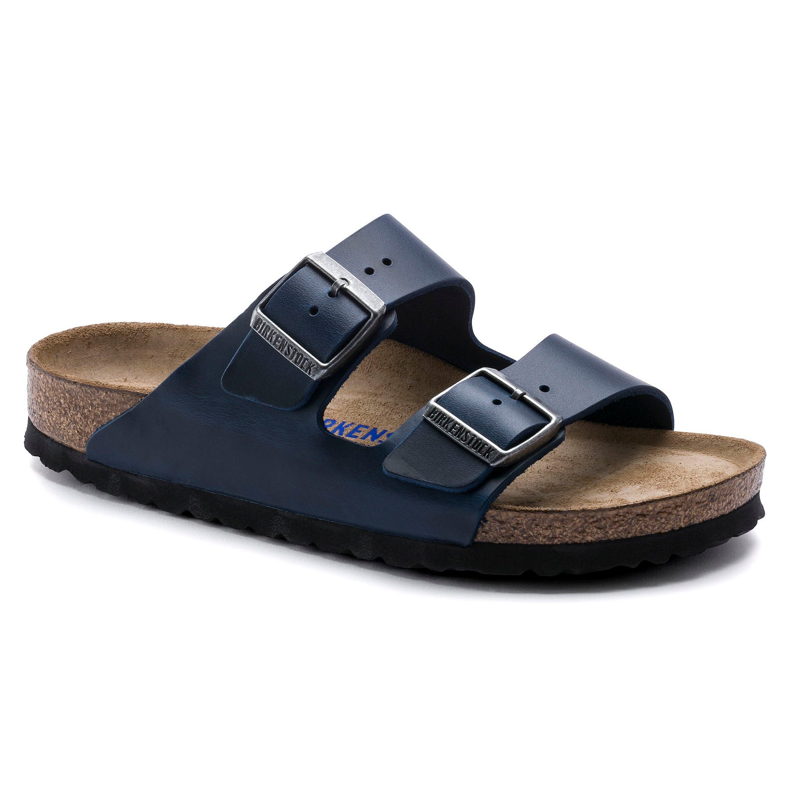 BIRKENSTOCK ARIZONA SOFT FOOTBED LEATHER | BLUE