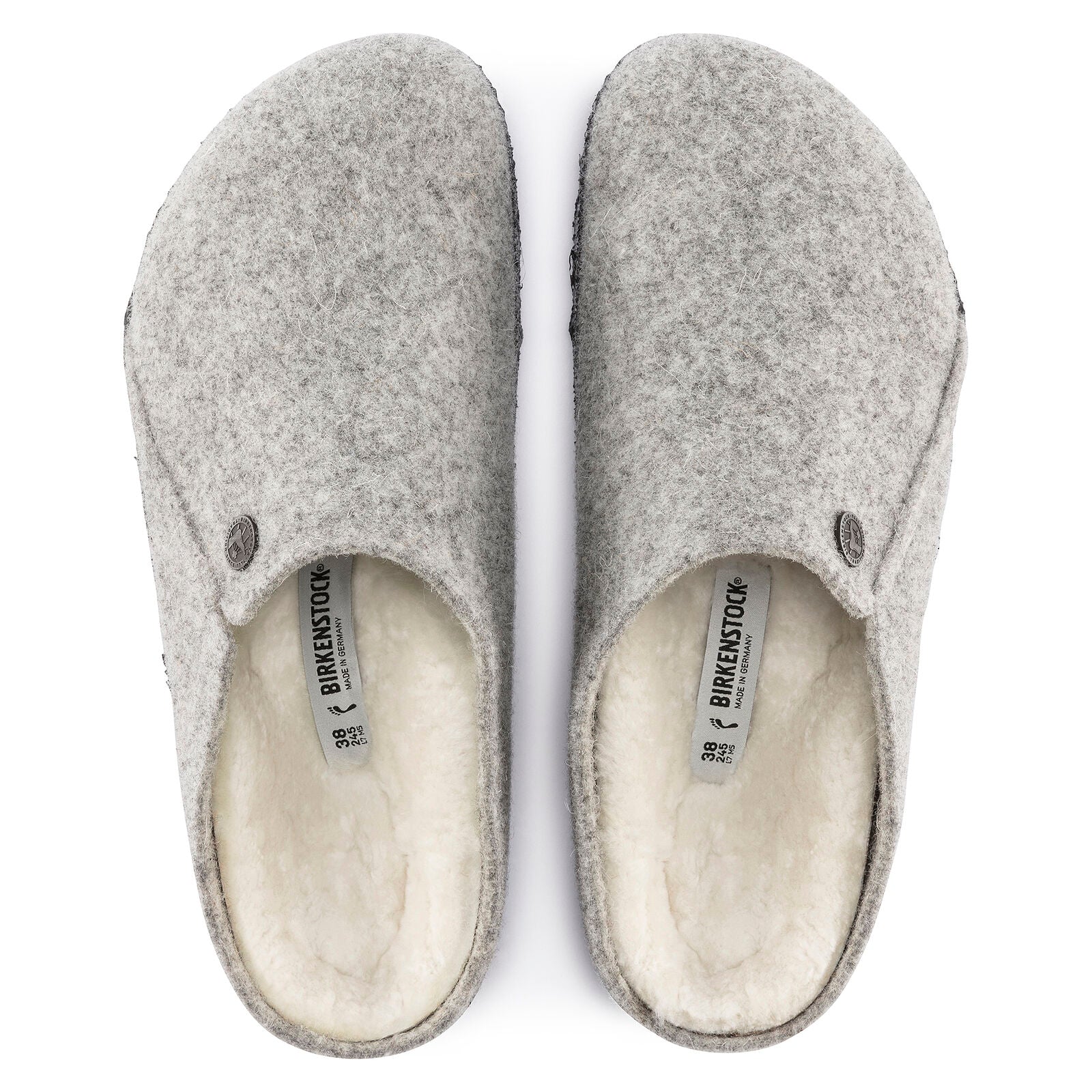 BIRKENSTOCK KIDS ZERMATT SHEARLING WOOL FELT | LIGHT GRAY