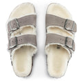Load image into Gallery viewer, BIRKENSTOCK ARIZONA SHEARLING SUEDE LEATHER | STONE COIN