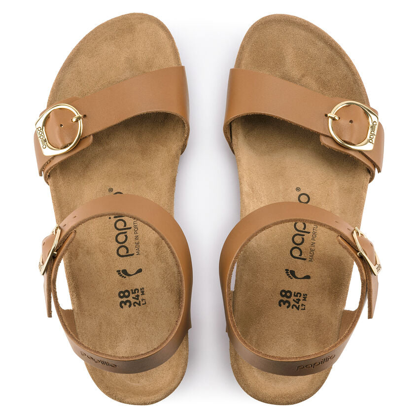 BIRKENSTOCK SOLEY GOLD BUCKLE | GINGER BROWN