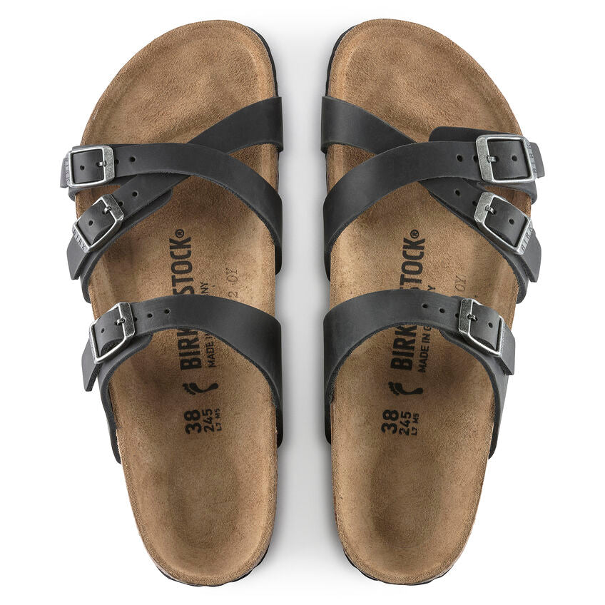 BIRKENSTOCK FRANCA LEATHER | BLACK