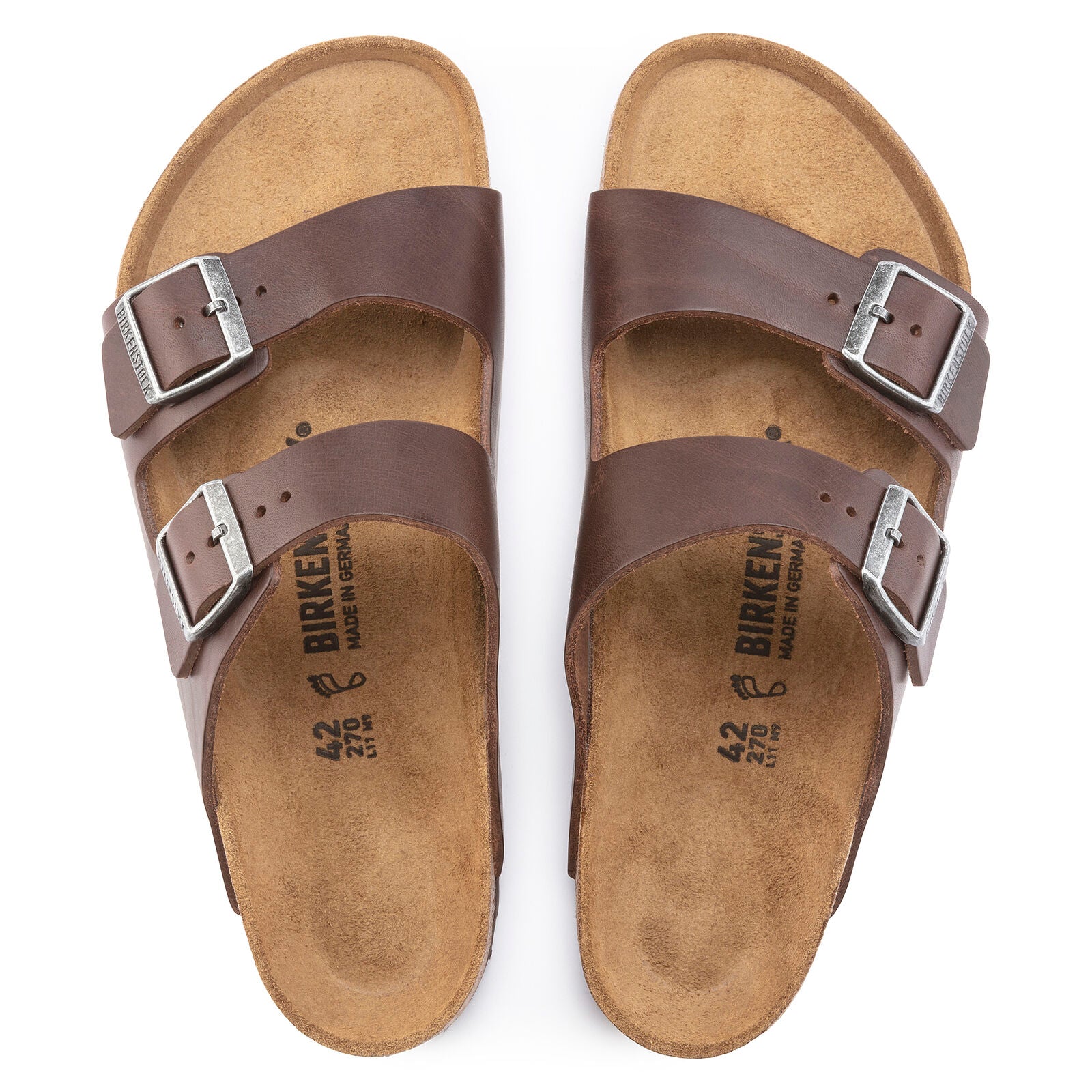 BIRKENSTOCK ARIZONA GRIP LEATHER | ROAST