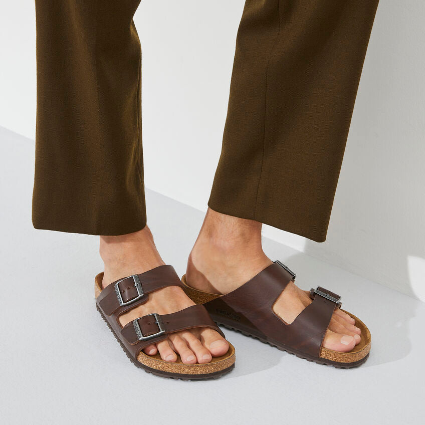 BIRKENSTOCK ARIZONA GRIP LEATHER | ROAST