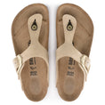 Load image into Gallery viewer, BIRKENSTOCK GIZEH BIG BUCKLE NUBUCK | SANDCASTLE