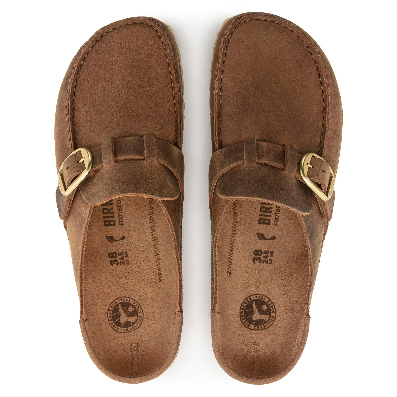 BIRKENSTOCK BUCKLEY LEATHER | COGNAC