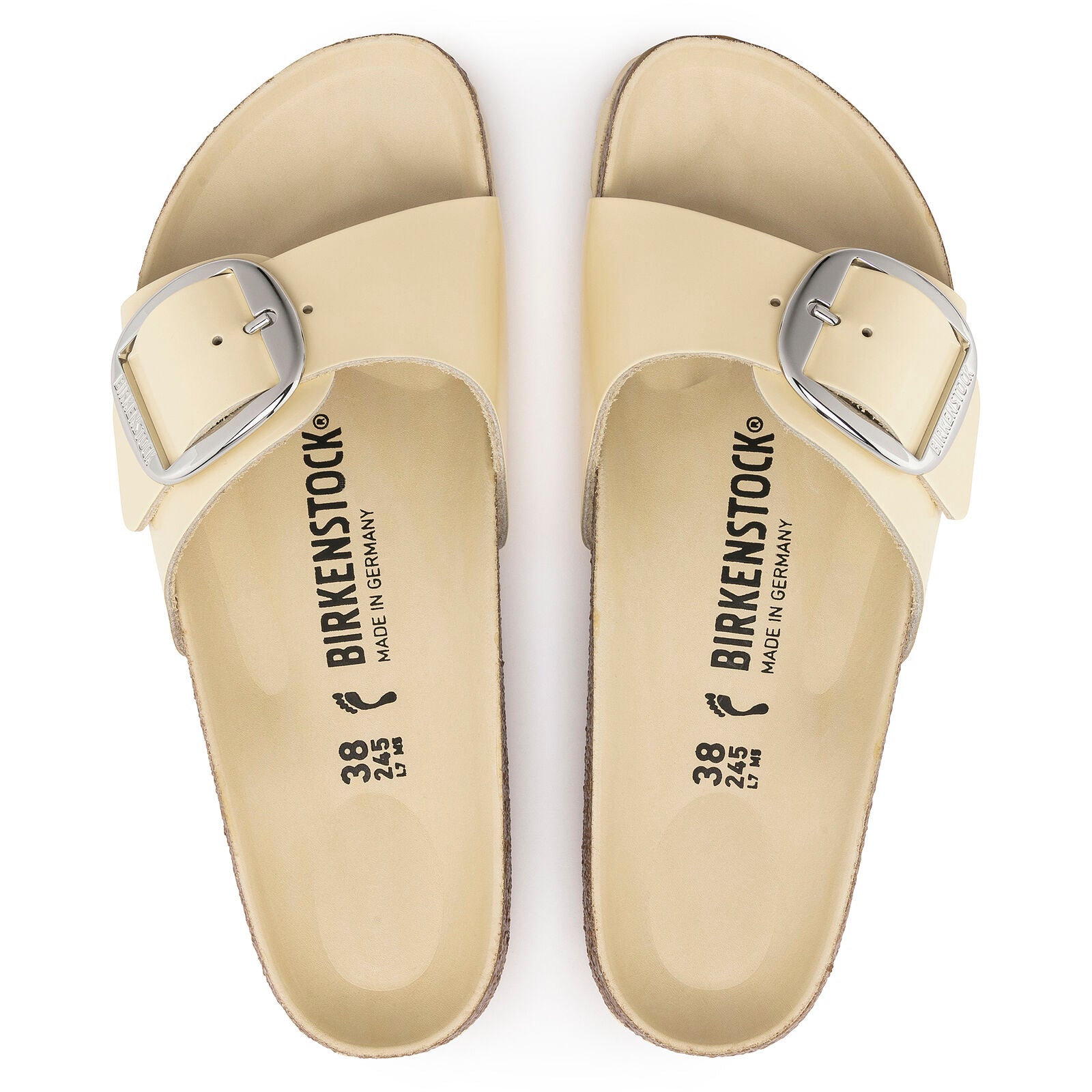 BIRKENSTOCK MADRID BIG BUCKLE HIGH SHINE | BUTTER