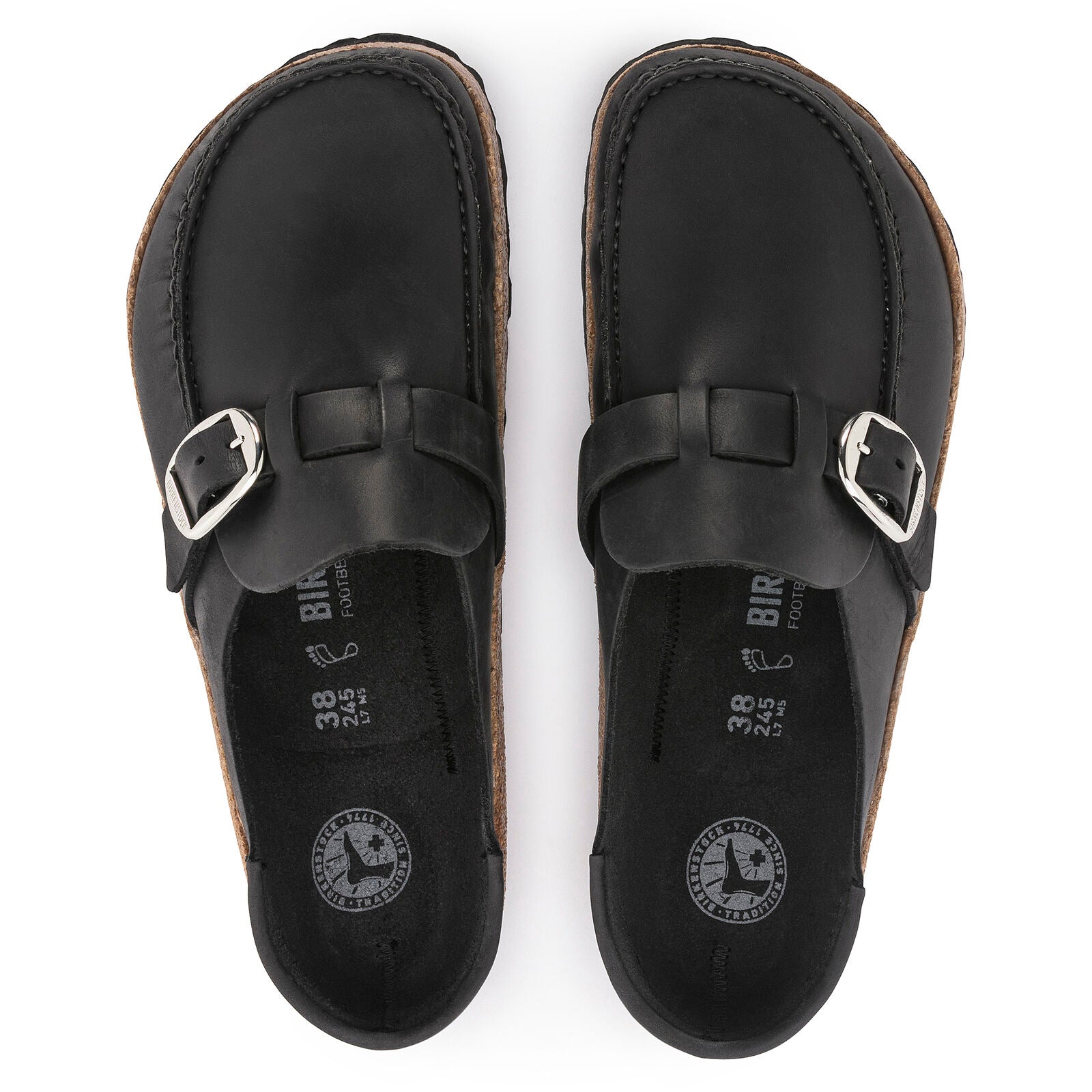 BIRKENSTOCK BUCKLEY LEATHER | BLACK