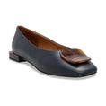 Load image into Gallery viewer, ANGEL ALARCON TELIRE LEATHER FLAT | BLACK
