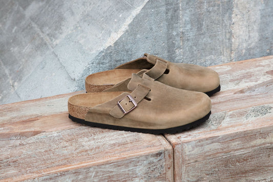 BIRKENSTOCK BOSTON LEATHER | TOBACCO BROWN