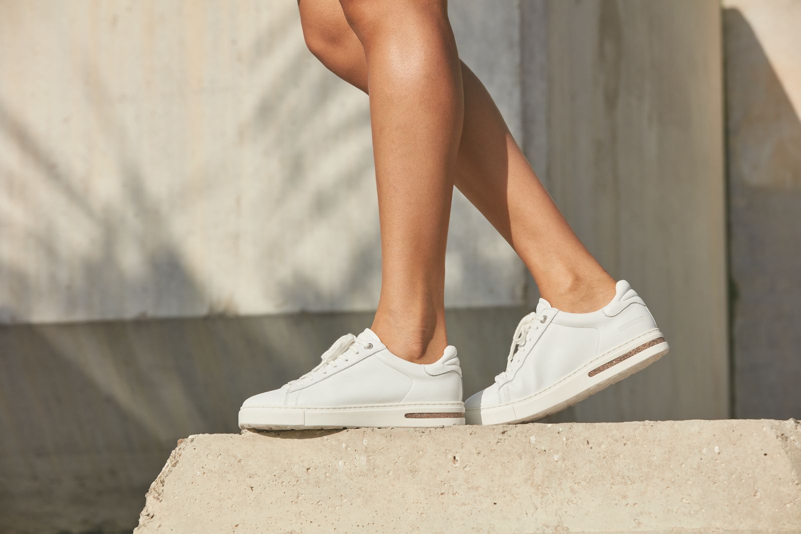 BIRKENSTOCK BEND LOW LEATHER NARROW | WHITE