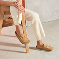 Load image into Gallery viewer, BIRKENSTOCK BUCKLEY NUBUCK EMBOSSED | LATTE