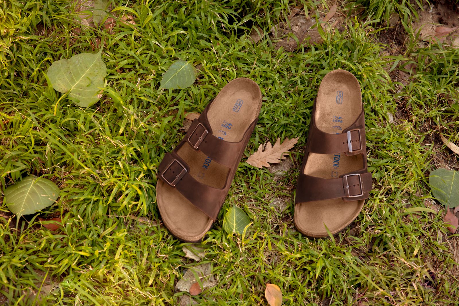 BIRKENSTOCK ARIZONA SOFT FOOTBED LEATHER NARROW  | HABANA