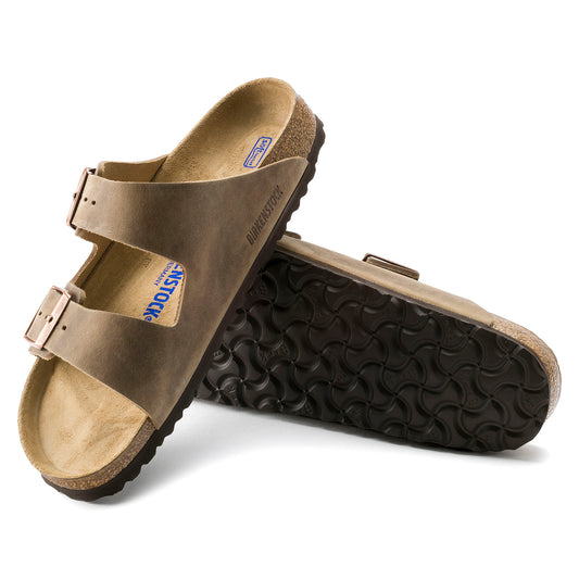 BIRKENSTOCK ARIZONA SOFT FOOTBED LEATHER | TOBACCO BROWN