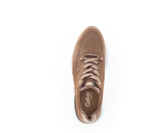 GABOR LOW TOP SNEAKER | BROWN
