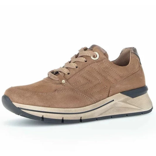 GABOR LOW TOP SNEAKER | BROWN