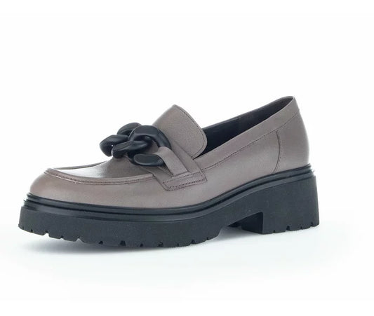 GABOR SLIP ON LOAFER | GREY