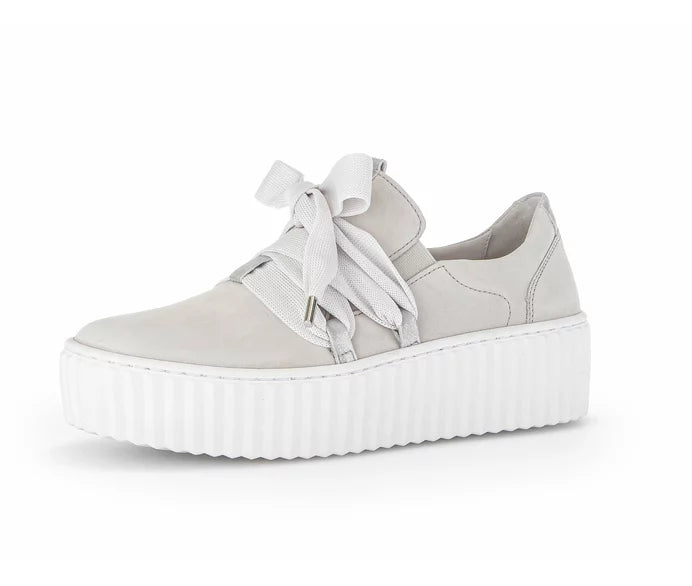 GABOR LOW TOP PLATFORM RUNNER | STEAM/ICE