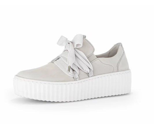 GABOR LOW TOP PLATFORM RUNNER | STEAM/ICE