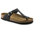 Load image into Gallery viewer, BIRKENSTOCK GIZEH LEATHER | BLACK