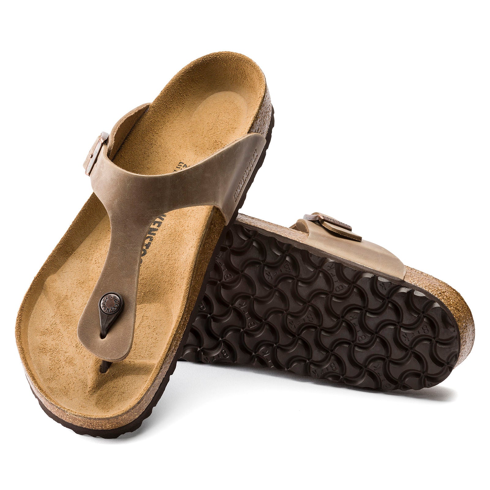 BIRKENSTOCK GIZEH LEATHER | TOBACCO BROWN