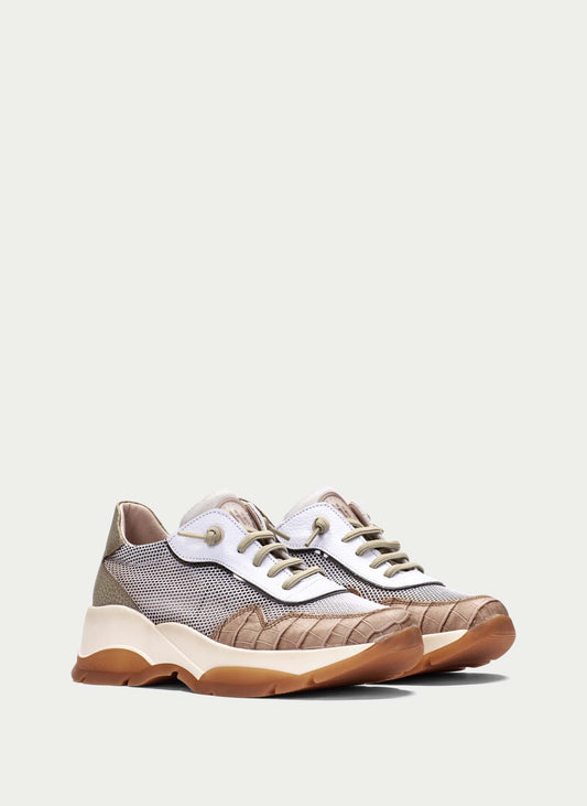 HISPANITAS ANDES MESH RUNNER | DESERT/WHITE