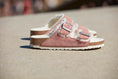 Load image into Gallery viewer, BIRKENSTOCK ARIZONA SHEARLING SUEDE LEATHER | PINK CLAY
