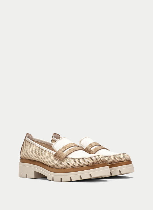 HISPANITAS MOCCASIN ALISON | WHITE SAND