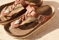 Load image into Gallery viewer, BIRKENSTOCK GIZEH BRAIDED LEATHER | COGNAC