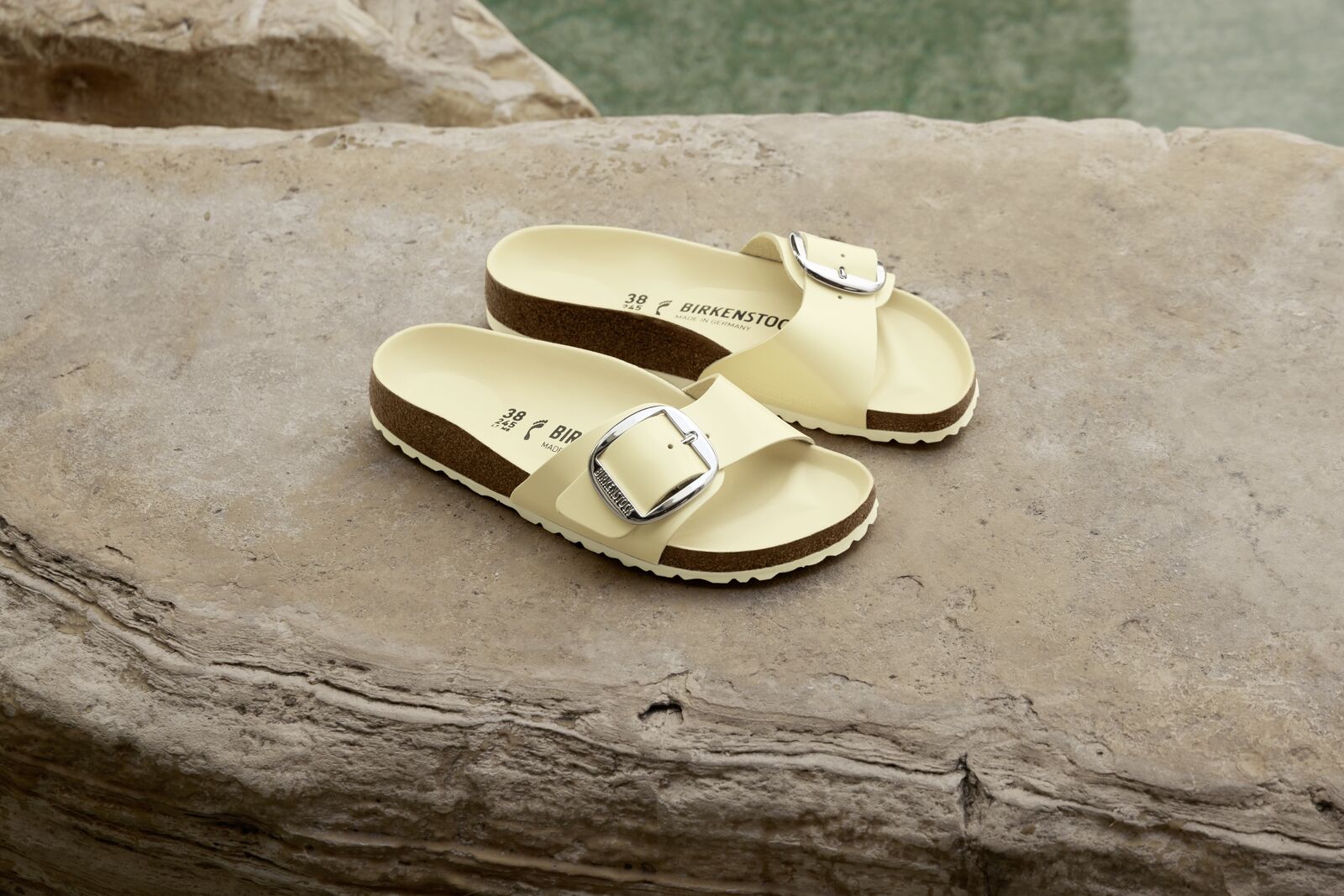BIRKENSTOCK MADRID BIG BUCKLE HIGH SHINE | BUTTER