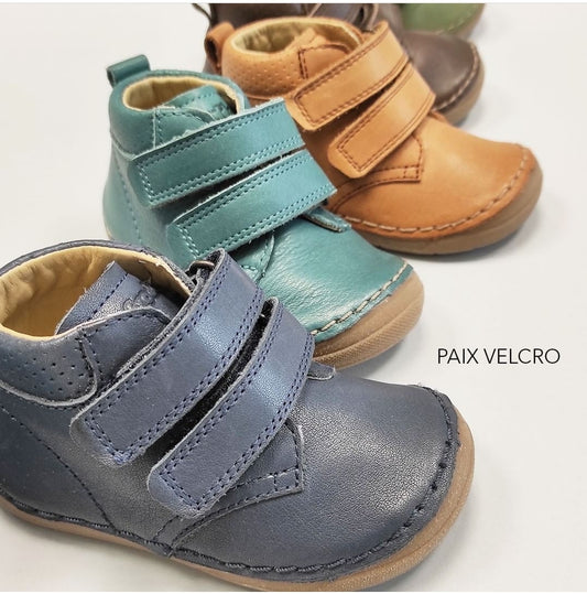 FRODDO LEATHER BOOTIE WITH VELCRO