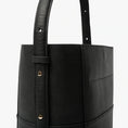 Load image into Gallery viewer, JIM RICKEY ZOE LEATHER TOTE | BLACK