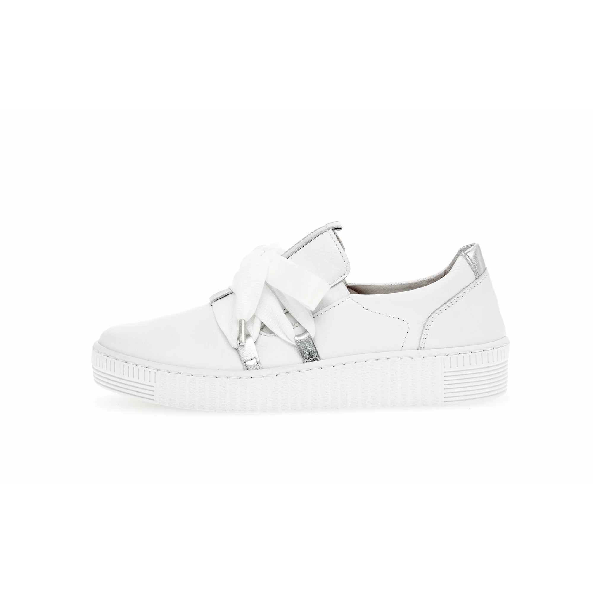 GABOR SLIP ON SNEAKER LEATHER | WHITE