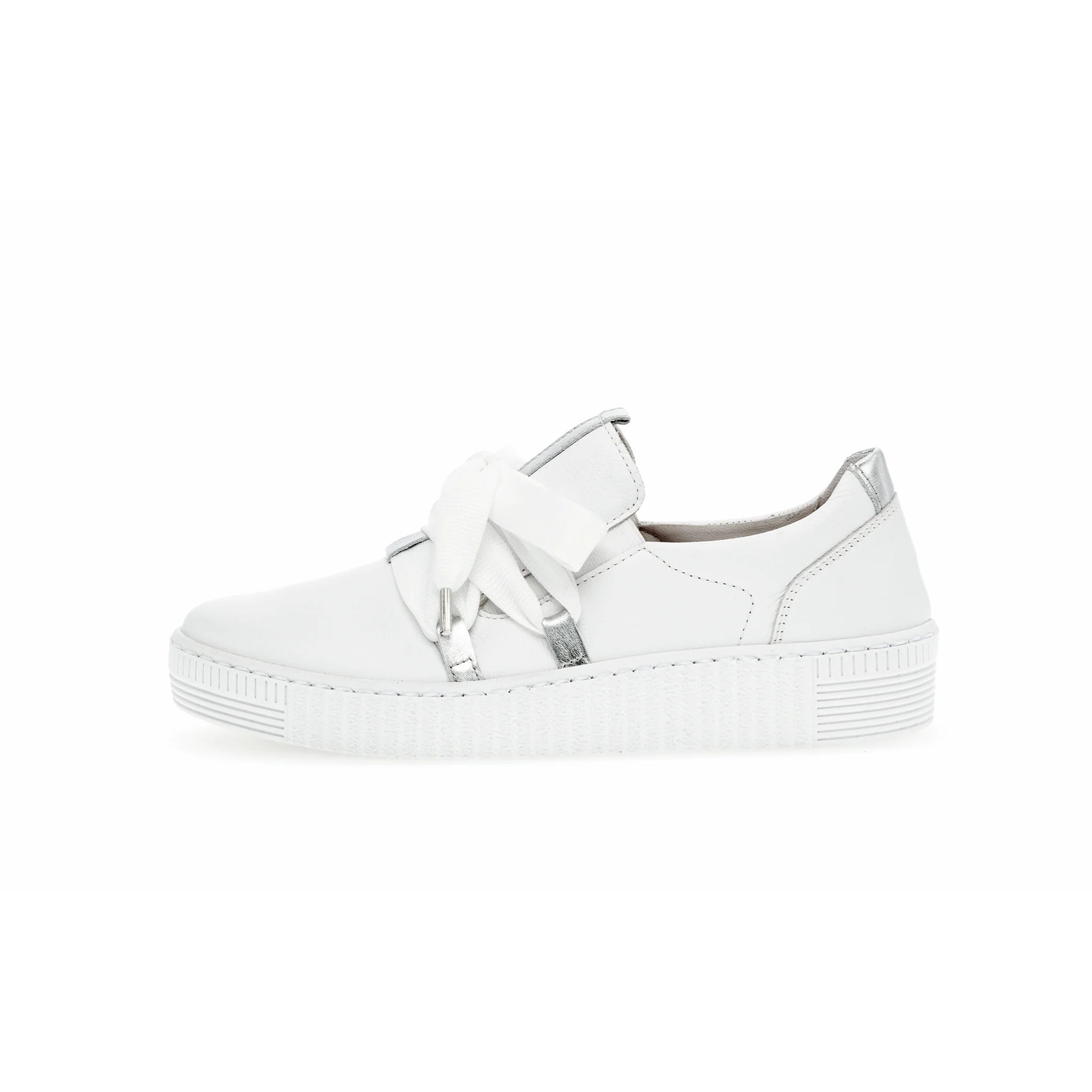 GABOR SLIP ON SNEAKER LEATHER | WHITE