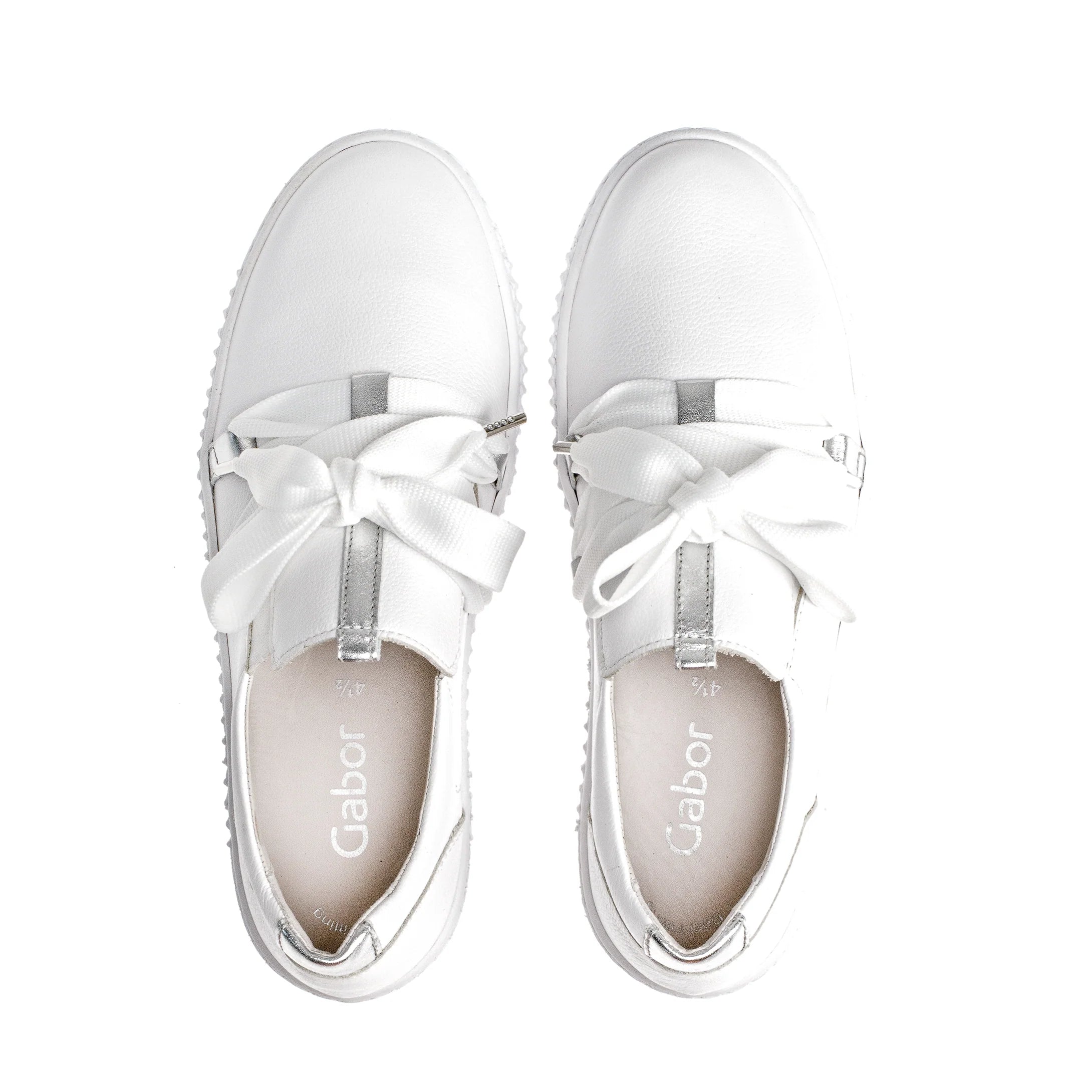 GABOR SLIP ON SNEAKER LEATHER | WHITE