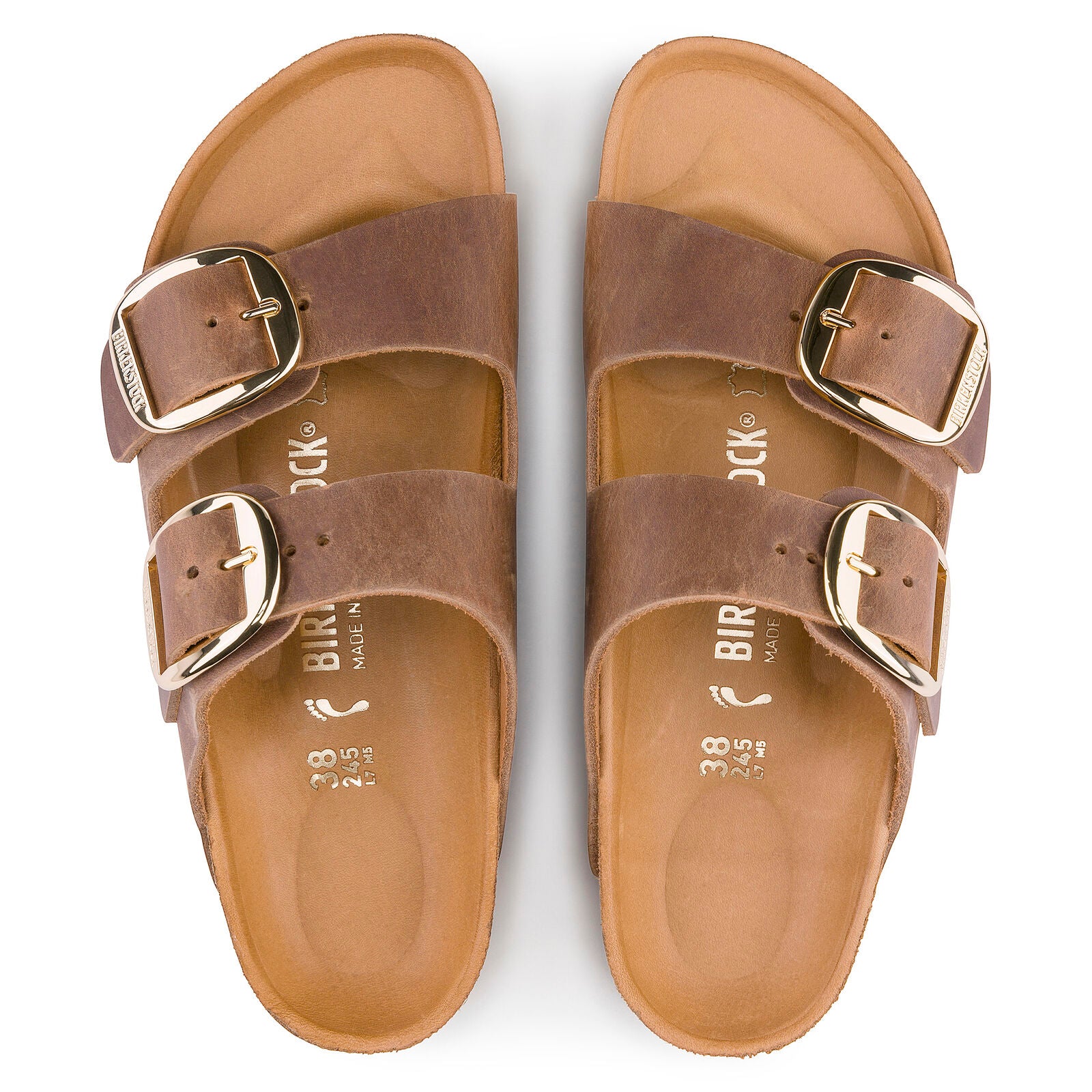BIRKENSTOCK ARIZONA BIG BUCKLE | COGNAC