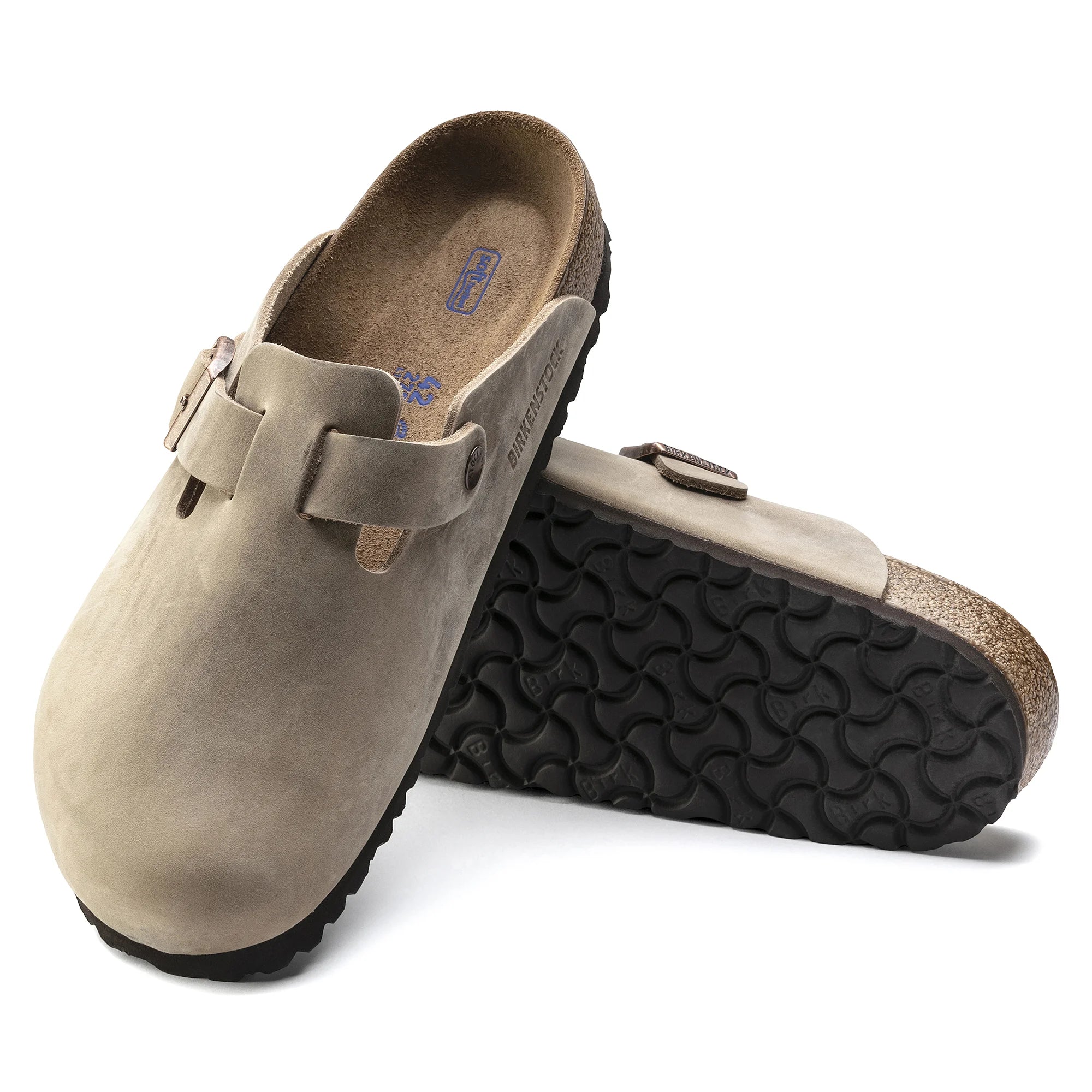 BIRKENSTOCK BOSTON SOFT FOOTBED LEATHER | TOBACCO