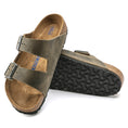 Load image into Gallery viewer, BIRKENSTOCK ARIZONA SOFT FOOTBED LEATHER | FADED KHAKI
