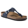 Load image into Gallery viewer, BIRKENSTOCK GIZEH BRAIDED LEATHER | NAVY
