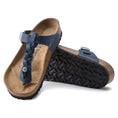 Load image into Gallery viewer, BIRKENSTOCK GIZEH BRAIDED LEATHER | NAVY
