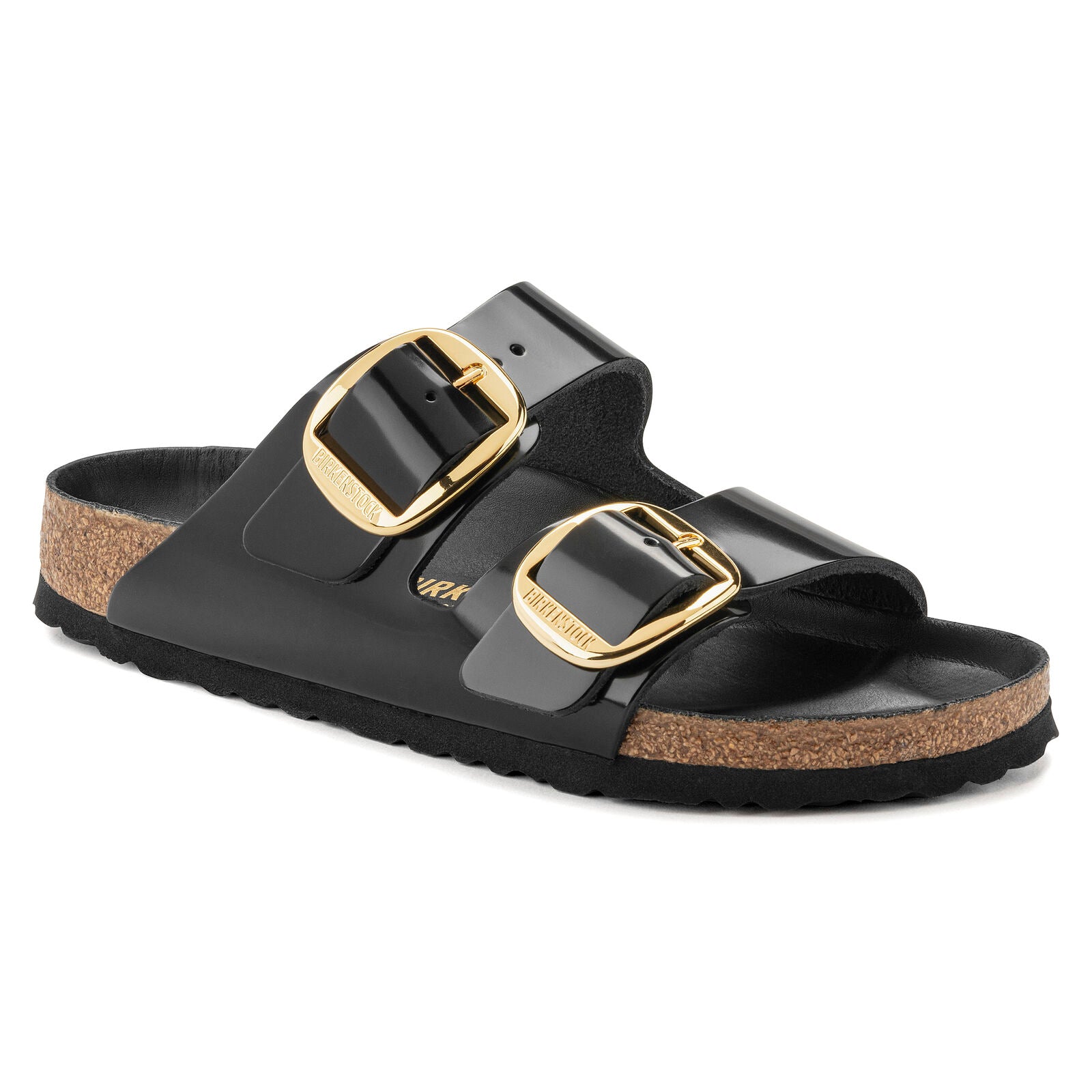 BIRKENSTOCK ARIZONA BIG BUCKLE HIGH SHINE | BLACK