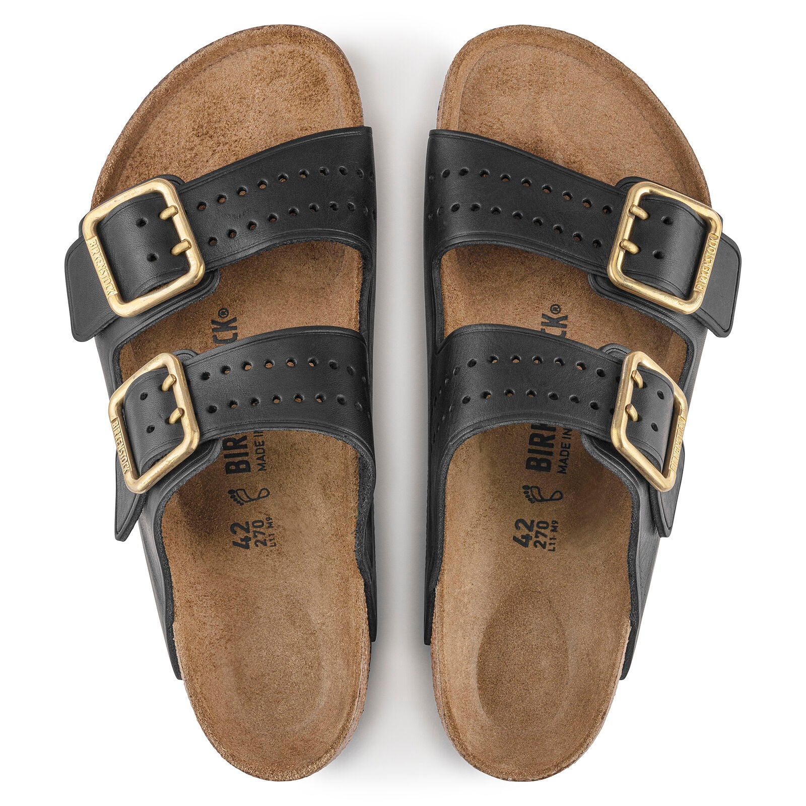 BIRKENSTOCK ARIZONA BOLD LEATHER | BLACK
