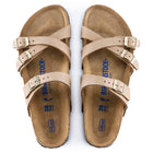 BIRKENSTOCK FRANCA SOFT FOOTBED NUBUCK | SANDCASTLE
