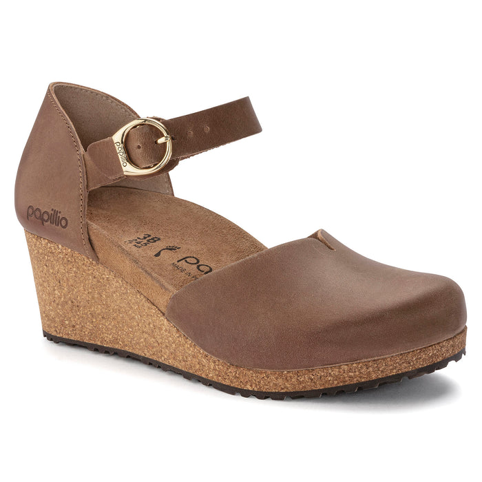 BIRKENSTOCK MARY OILED LEATHER | COGNAC