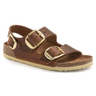 BIRKENSTOCK MILANO BIG BUCKLE LEATHER | COGNAC
